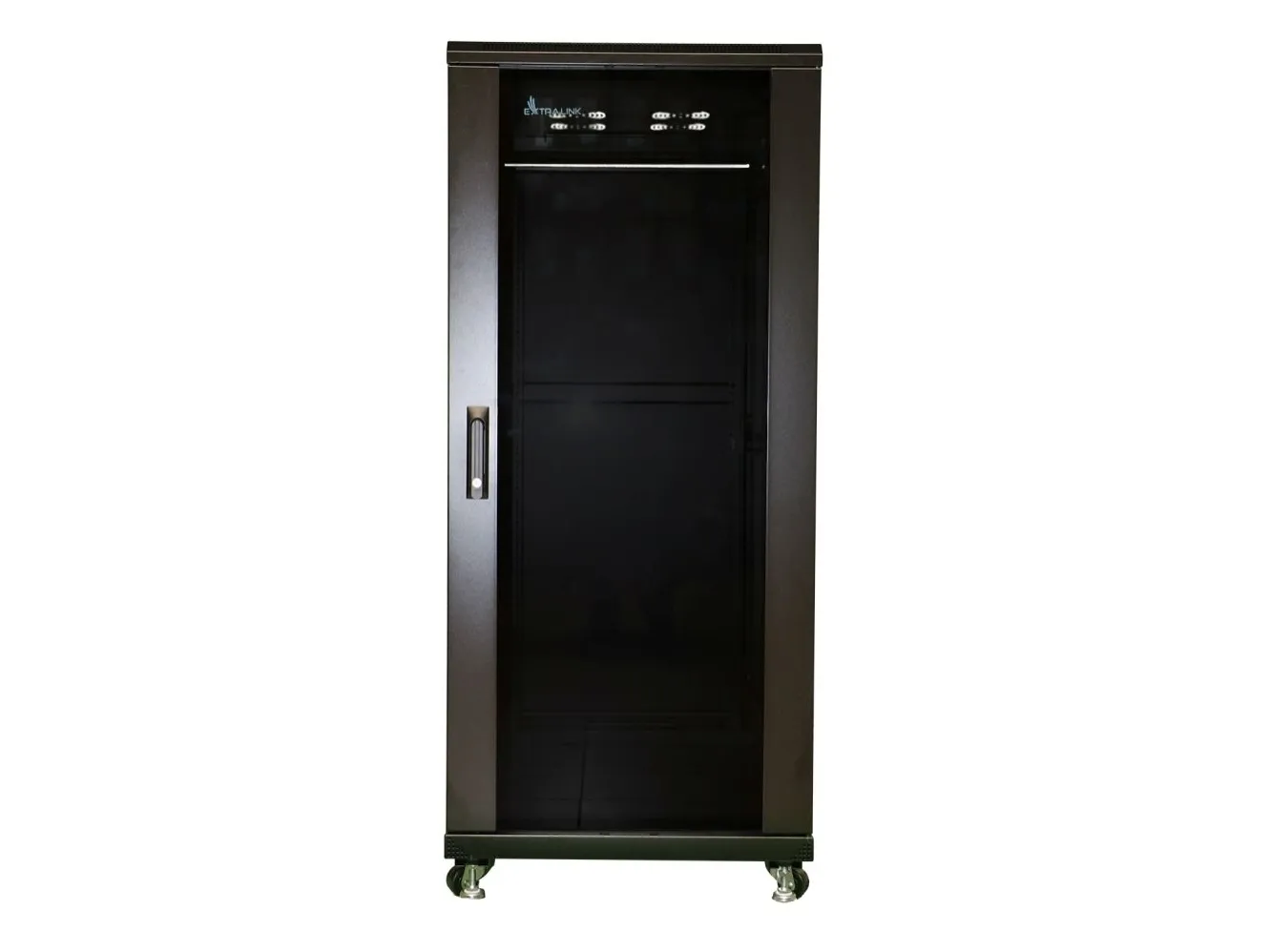 Extralink - Rack kabinet - 600x1000 mm - gulvstående - sort - 27U - 19
