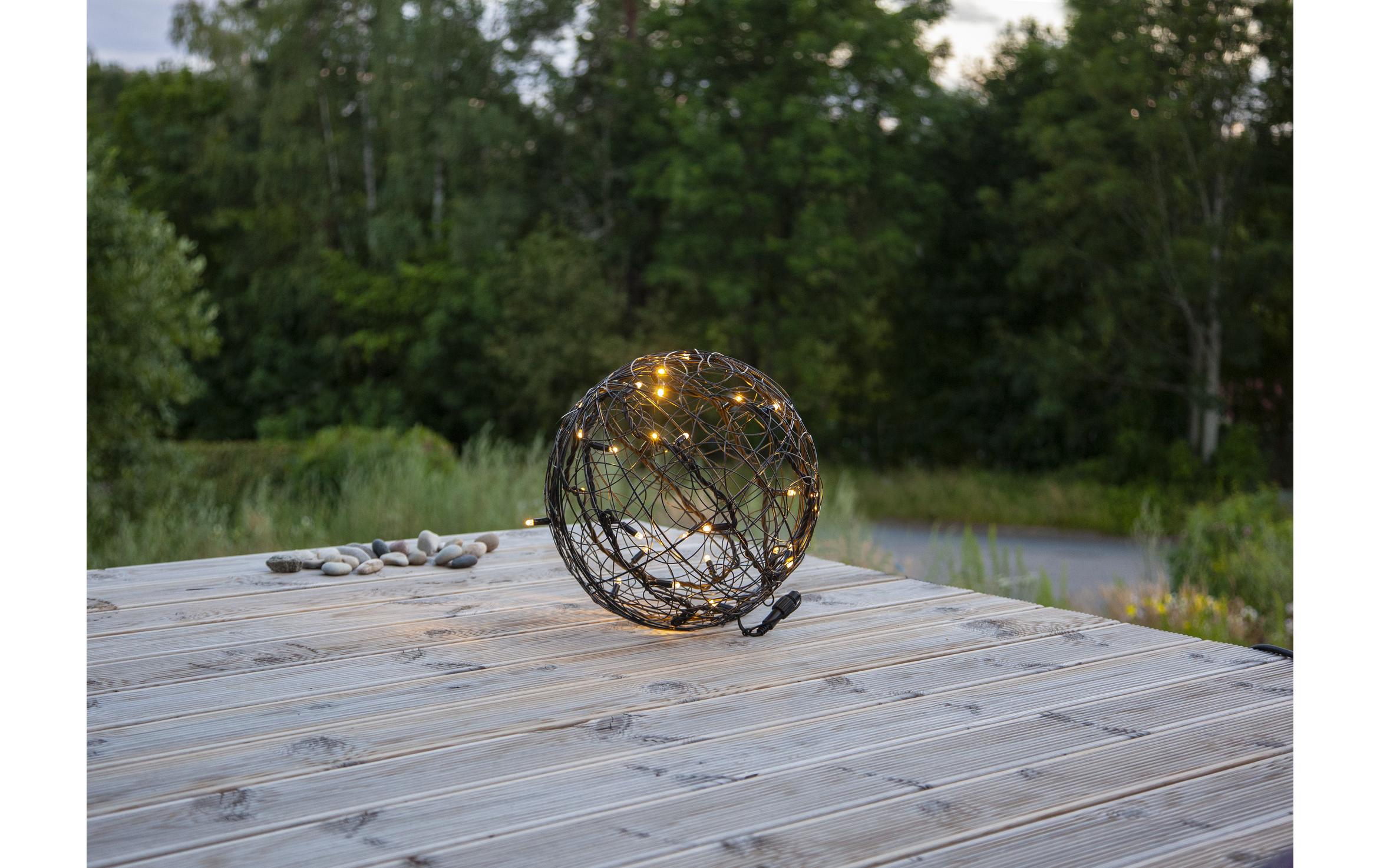 System LED Kugel, Ø 35 cm, SchwarzLeuchtkugel für Ihren Garten