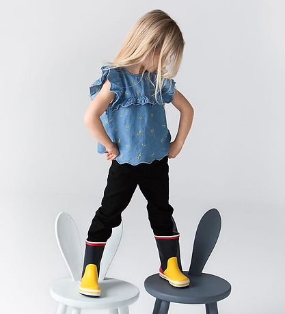 Bundgaard GummiStøvler - Charly High - Navy Multi Print