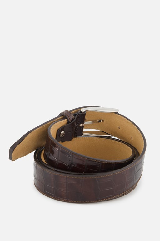 RF X Ziengs Croco Riem bruin Leer
