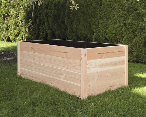 Klassieke verhoogde tuinbak Konsta, wanddikte 20 mm, 209x109x76 cm, Douglasspar