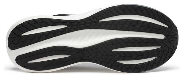Chaussures Running Saucony Triumph 22 Large Noir/Blanc Homme