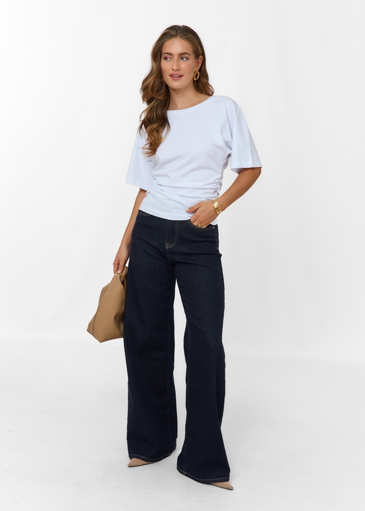 Fleur t-shirt wit