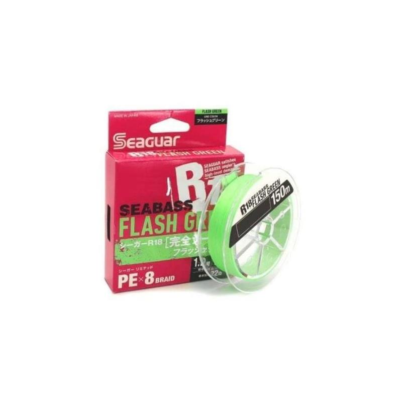 Tresse Seaguar R-18 Seabass Fluo Vert - 150M