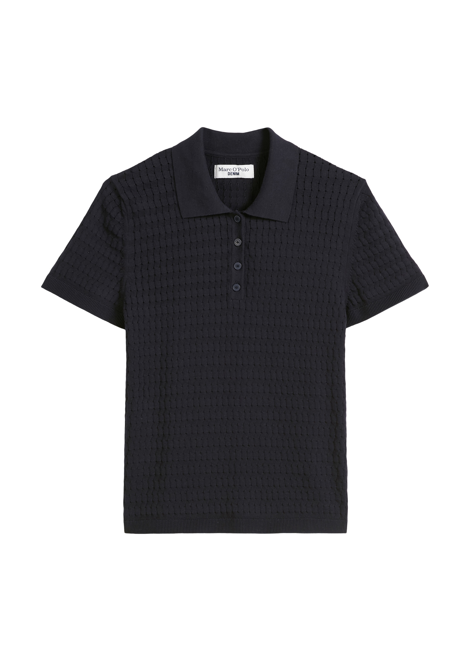 Marc O'Polo DENIM Poloshirt , aus Strick, modisches Muster, regular