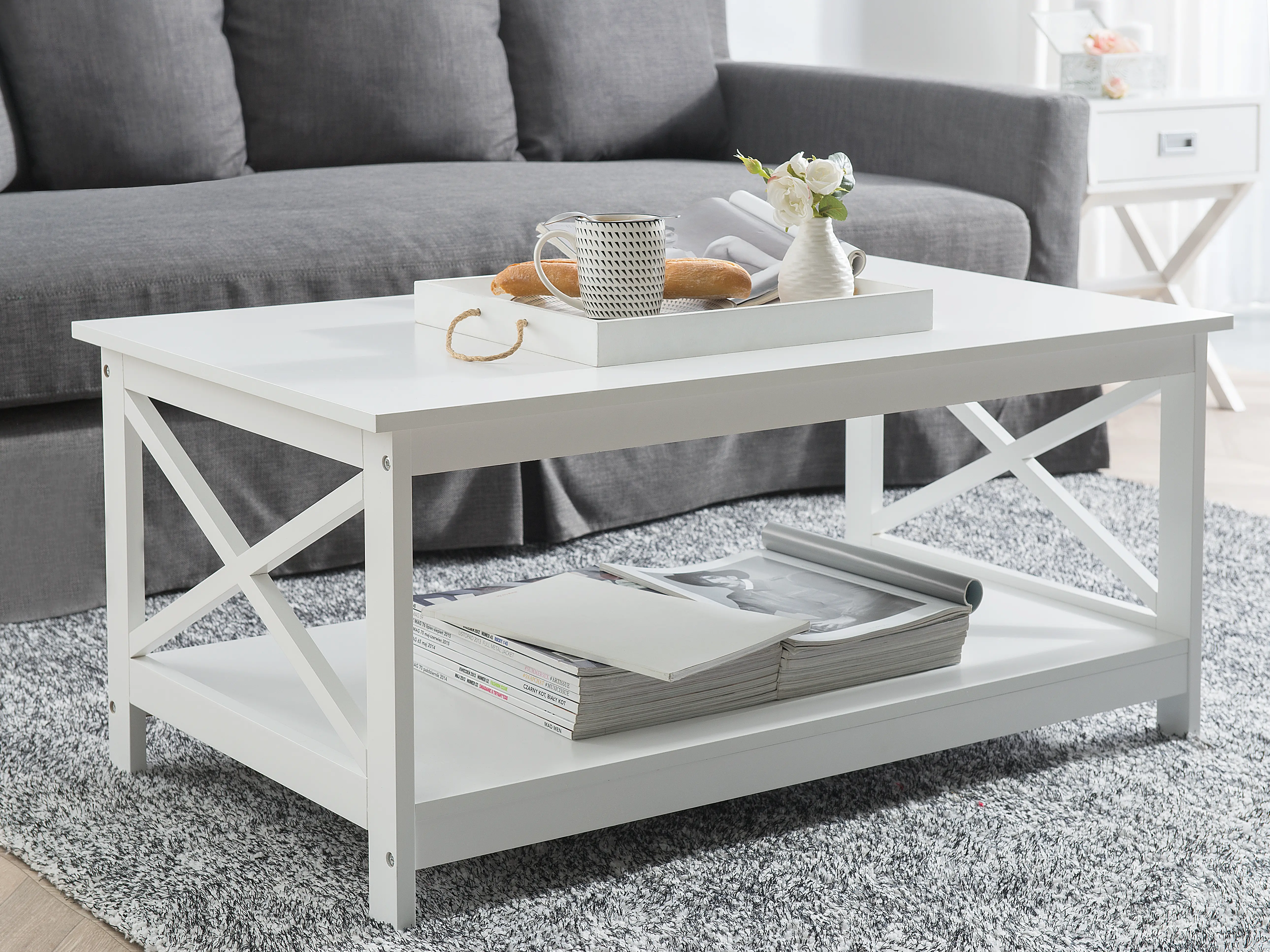 Salontafel FOSTER Wit