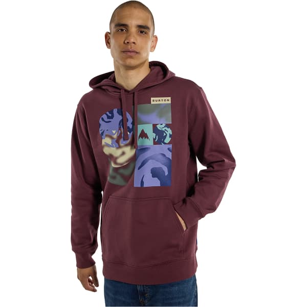 Sweatshirt BURTON MEN'S GRAVITATION PULLOVER HOODIE ALMANDINE