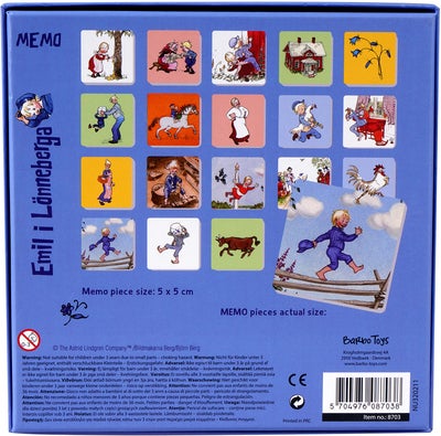 Barbo Toys Emil Fra Lønneberget My First Memospill