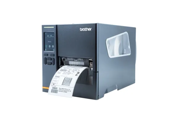 Brother Titan Industrial Printer TJ-4121TN - Etiketprinter - direkte termisk/termisk overførsel - Rulle (12 cm) - 300 dpi - op til 178 mm/sek. - LAN, seriel, USB vært, USB 2.0