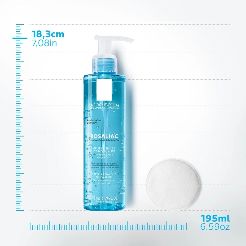 La Roche-Posay Rosaliac Micellar Make-Up Removal Gel 195 ml