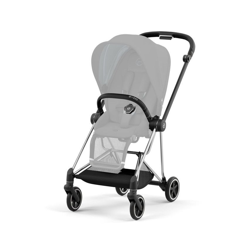 Châssis pour poussette Mios - Chrome Noir - Ecru