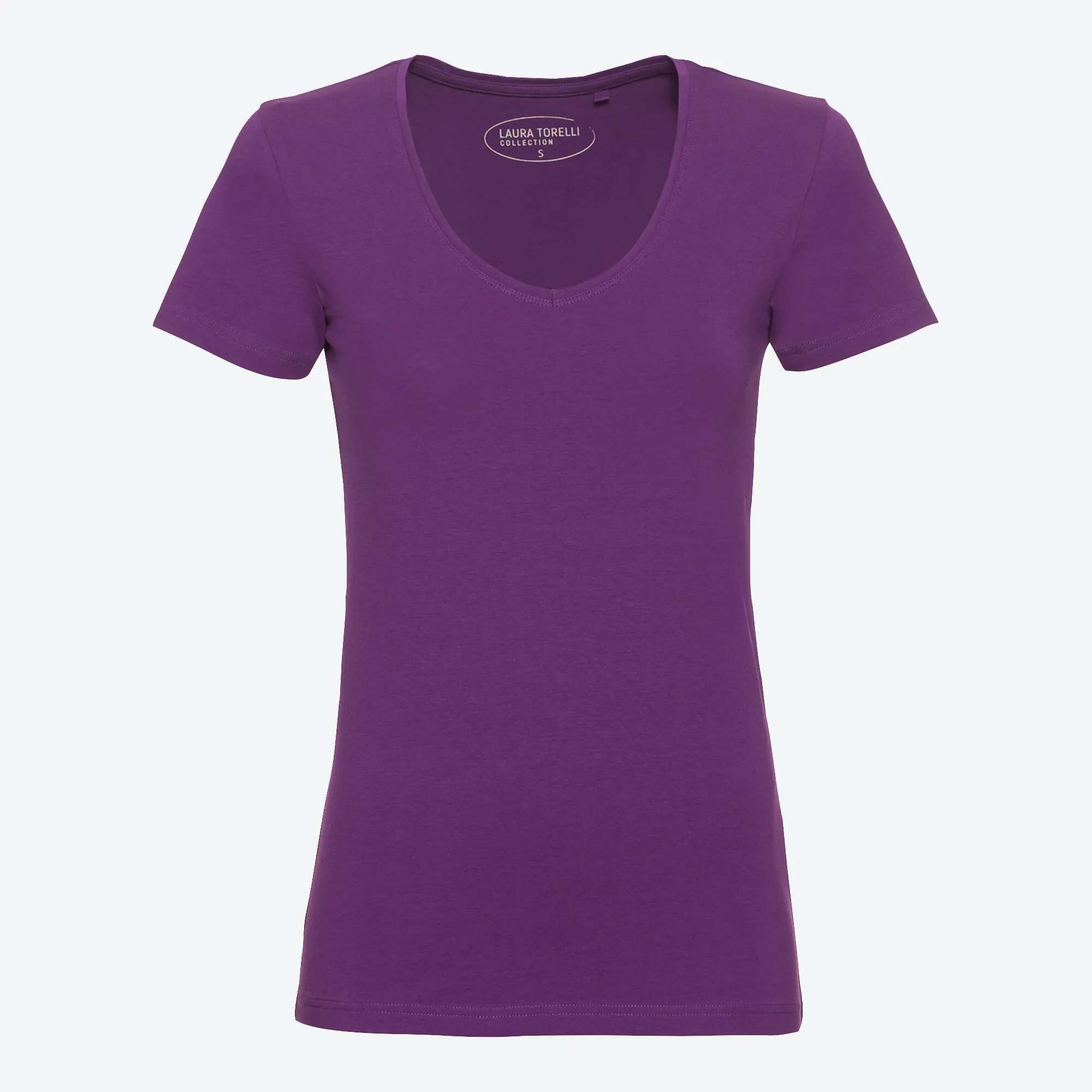 Damen-T-Shirt mit V-Ausschnitt