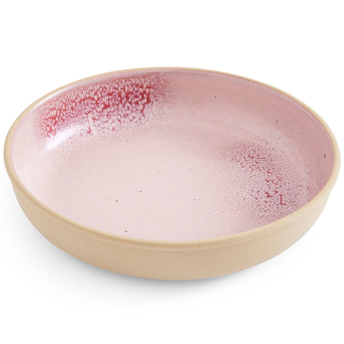 Minerals lav skål 22 cm 4-pakning, rose quartz