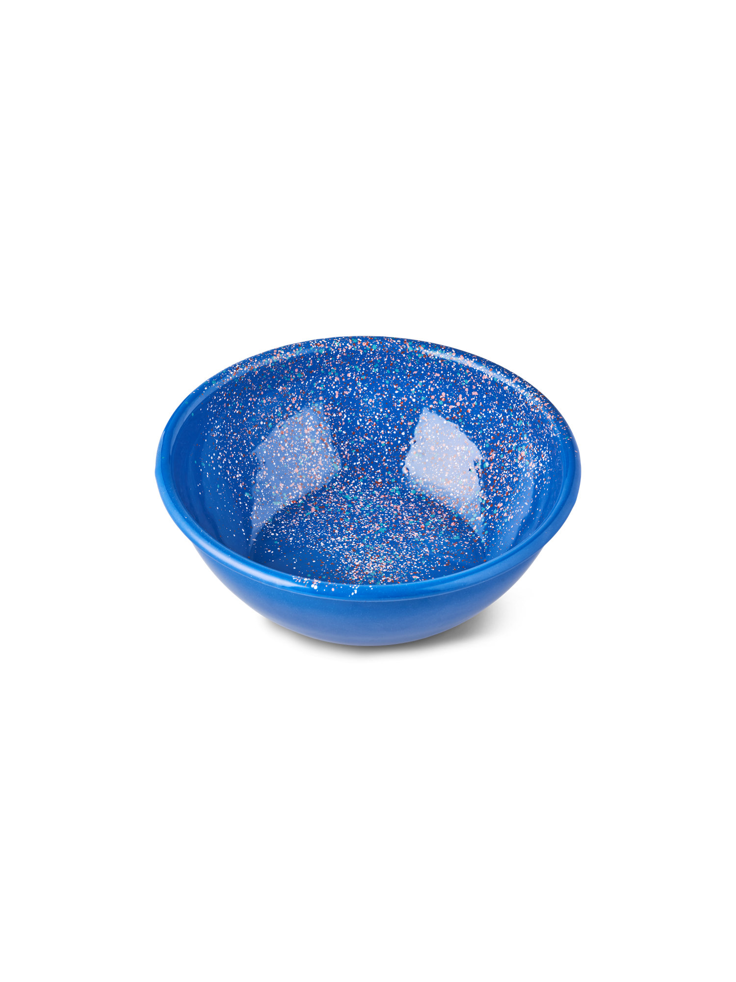 Flow Fest salatskål - blå | Emaljeret stål. Ø26 cm. | Electric Blue | Kapka