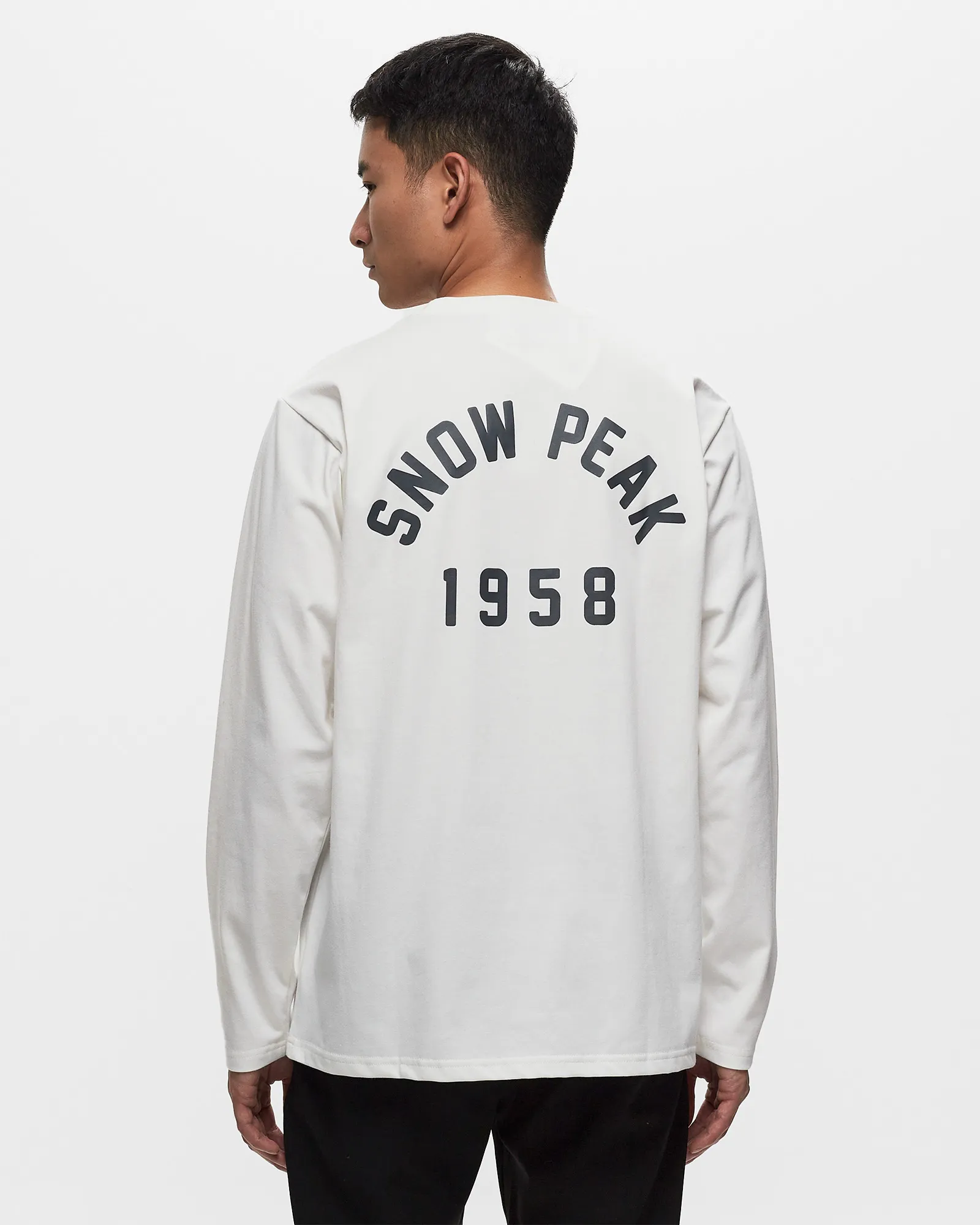 Snow Peak Foam Printed L/S T shirt Snow Peak