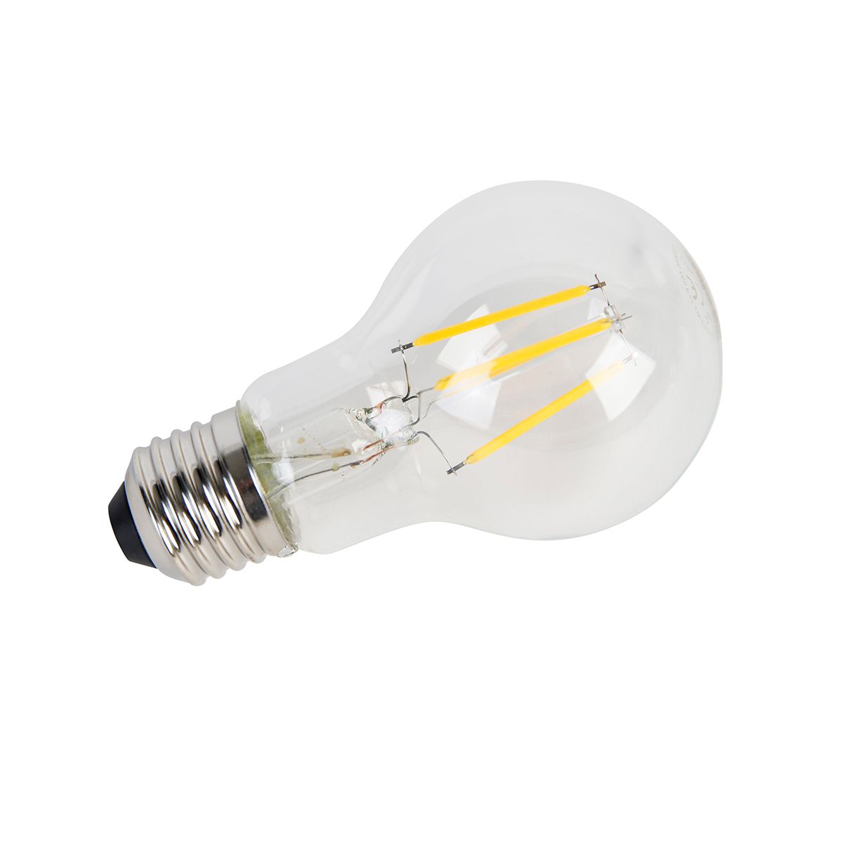 Set van 5 E27 LED lamp filament A60 schemersensor 4W 470 lm 2700K