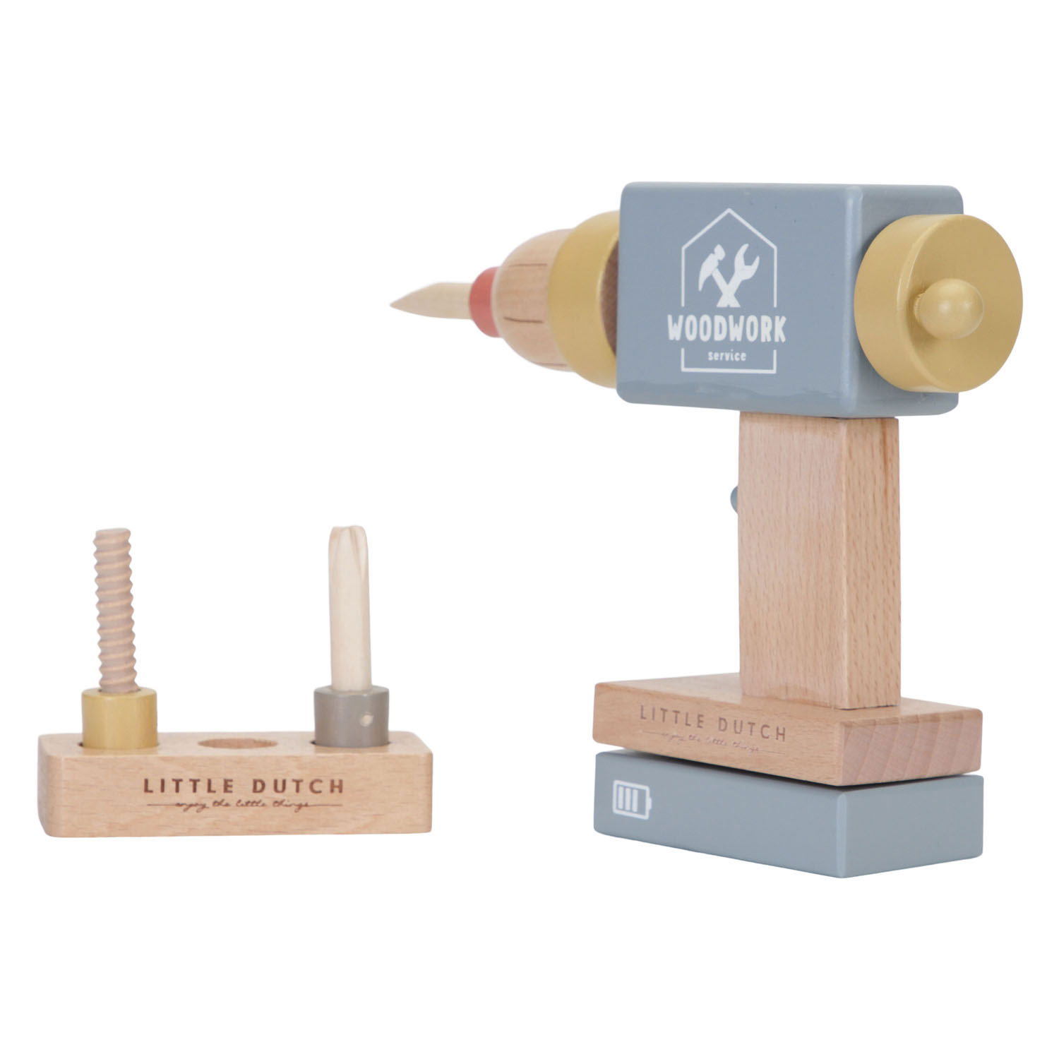 Little Dutch Houten Boormachine