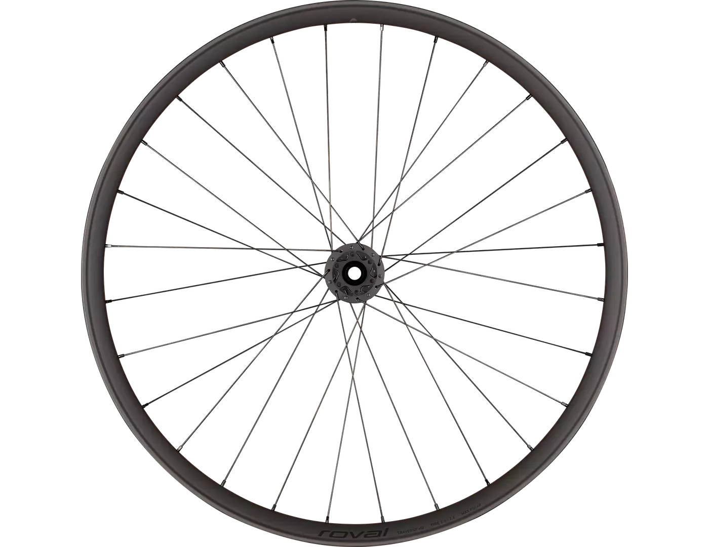 Roval Traverse HD 350 29 6B Carbon Tubeless MTB Voorwiel Zwart