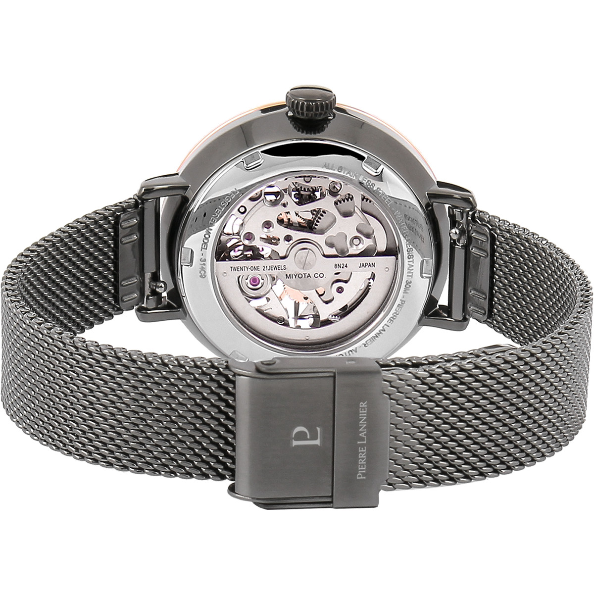 Montre Pierre Lannier femme automatique acier