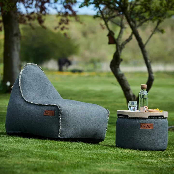SACK it - RETRO it Cobana Outdoor Sitzsack, sand melange