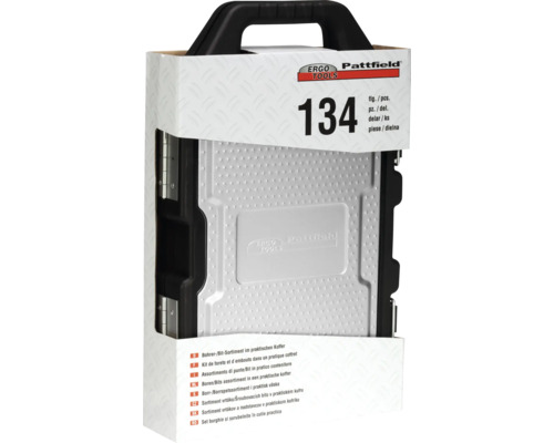 Ergotools Pattfield 134-delige boor- en bitset