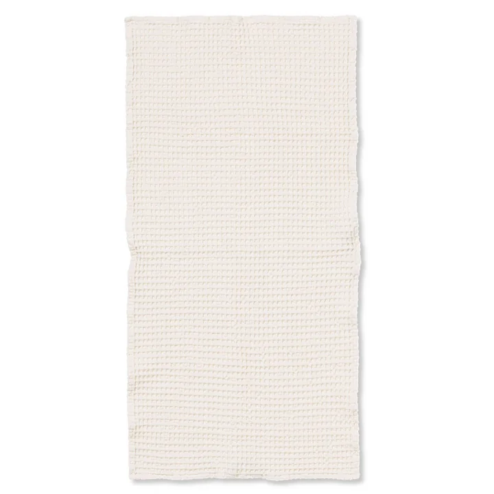 Ferm Living - Organic Badetuch, 70 x 140 cm, weiss