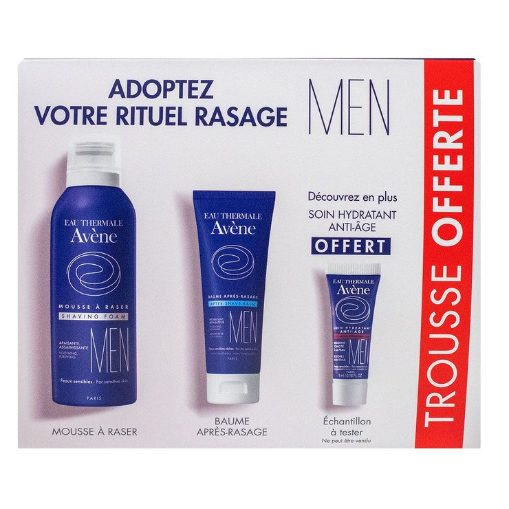 Men trousse rituel rasage