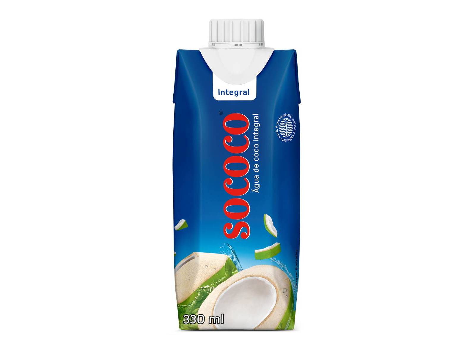 ÁGUA DE COCO SOCOCO INTEGRAL 330ML