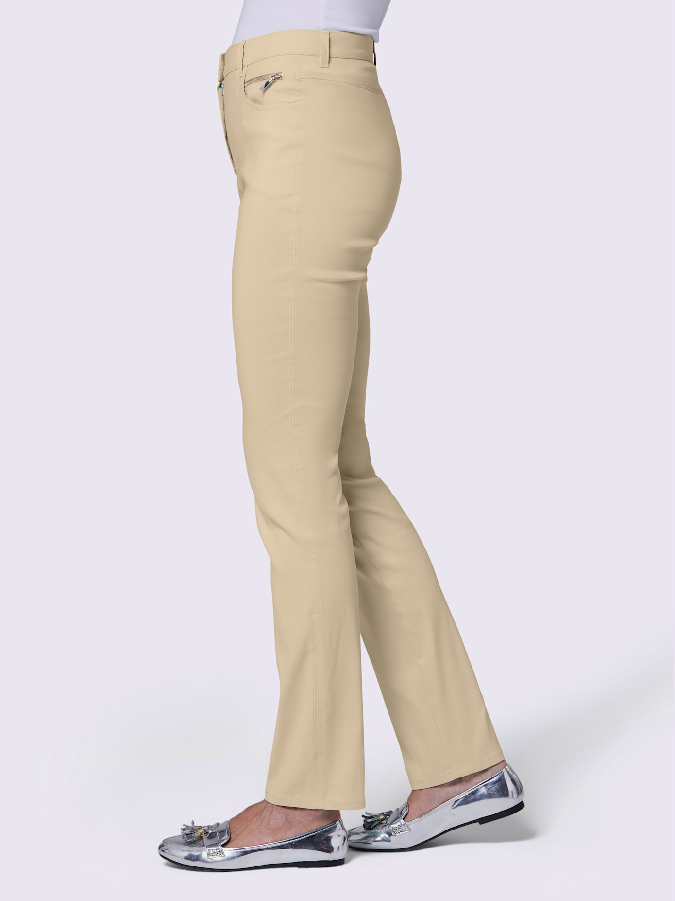 Élégant pantalon extensible qualité viscose extensible souple