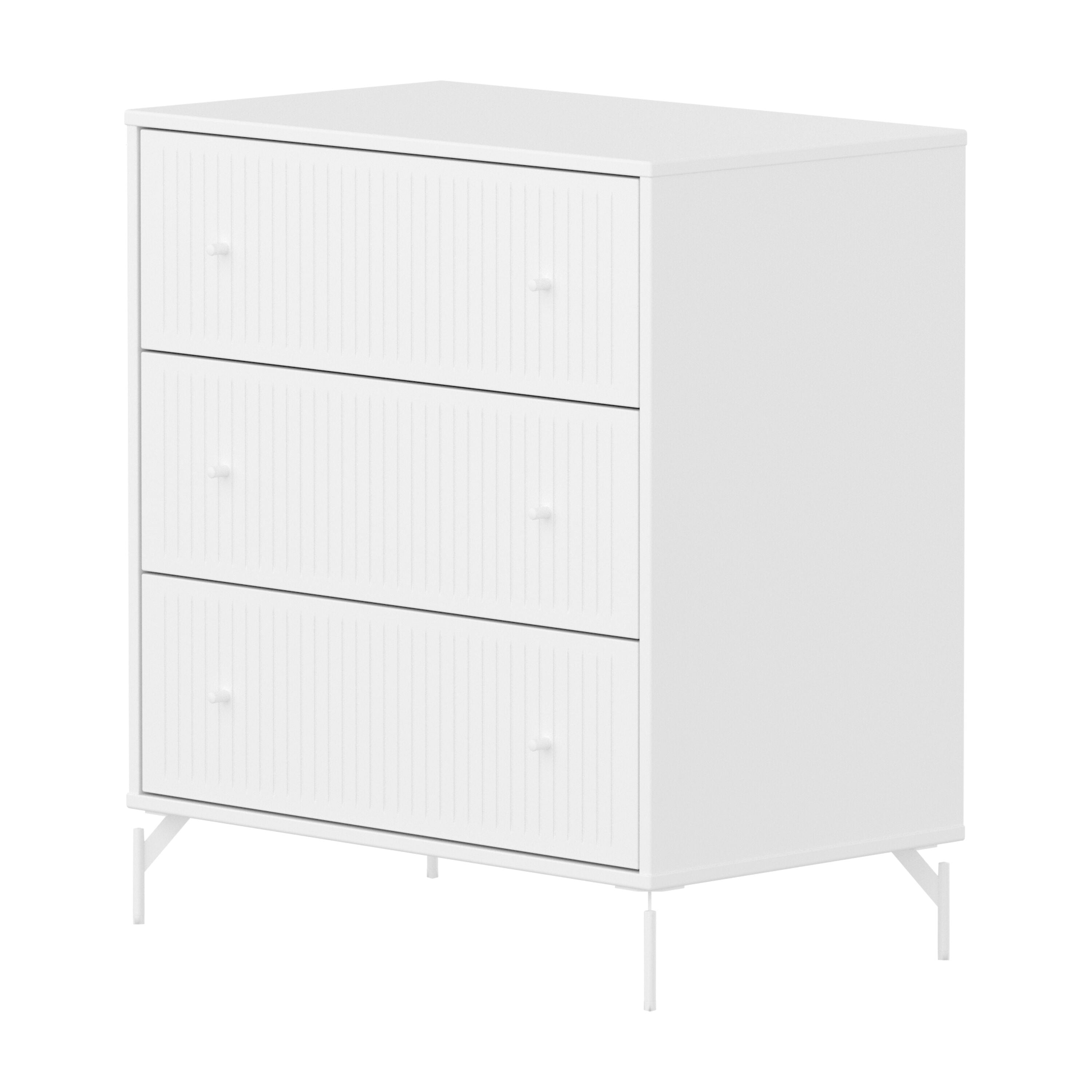 Flexa SAGA Kommode - Weiss / B: 75.0 cm x T: 45.0 cm x H: 84.0 cm