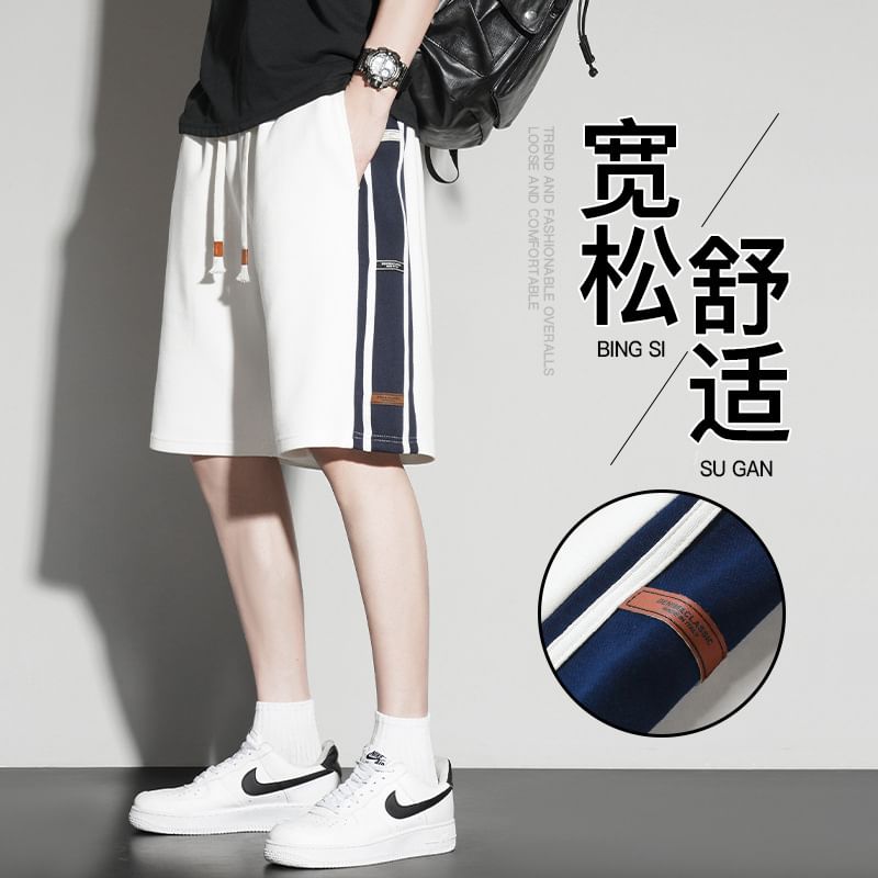 Soulcity - Shorts met middelhoge taille en strepen