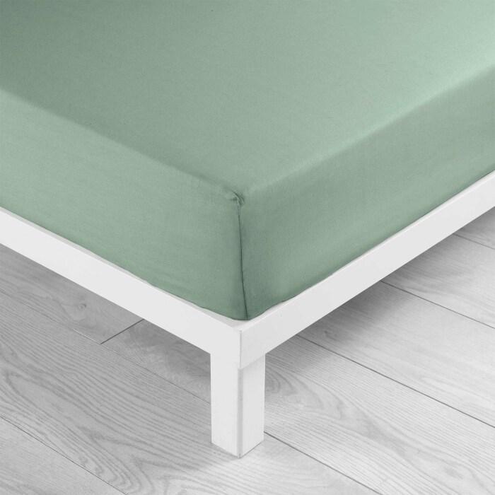 DRAP HOUSSE 160X200CM UNI 57 FILS LINA SAUGE