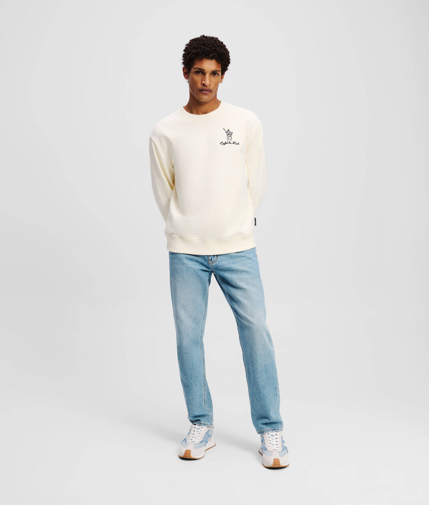 SWEAT-SHIRT KL X JORGE PARRA - Crème Cannoli
