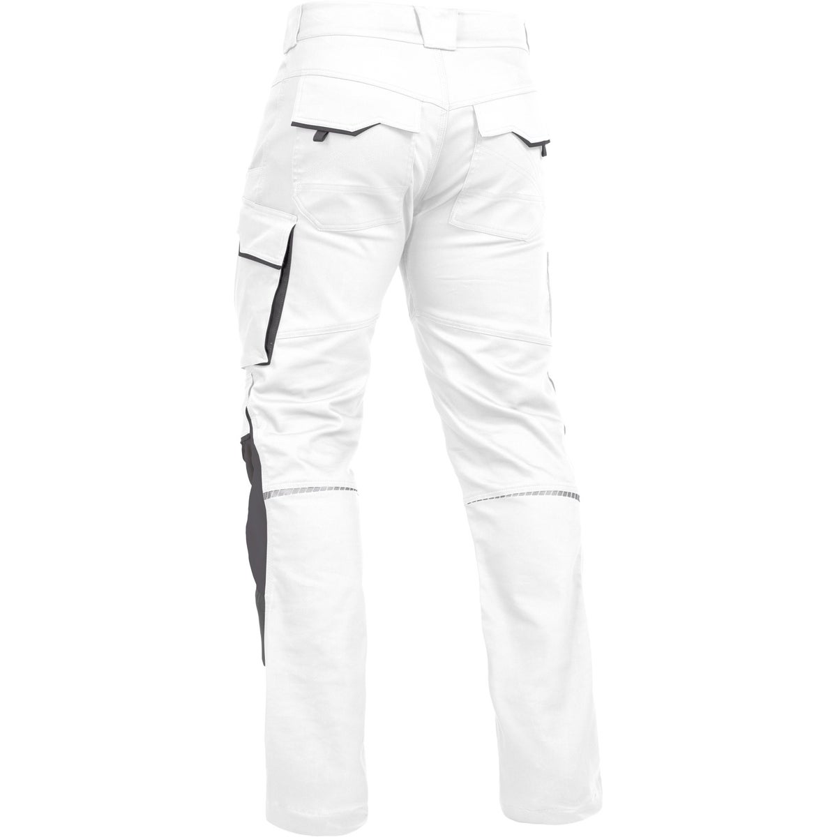Bodyguard werkbroek, lange taillebroek, wit/grijs, maat 48, heren