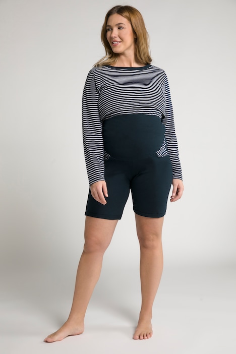Bellieva-Pyjama, Stillfunktion, 3/4-Arm, Biobaumwolle
