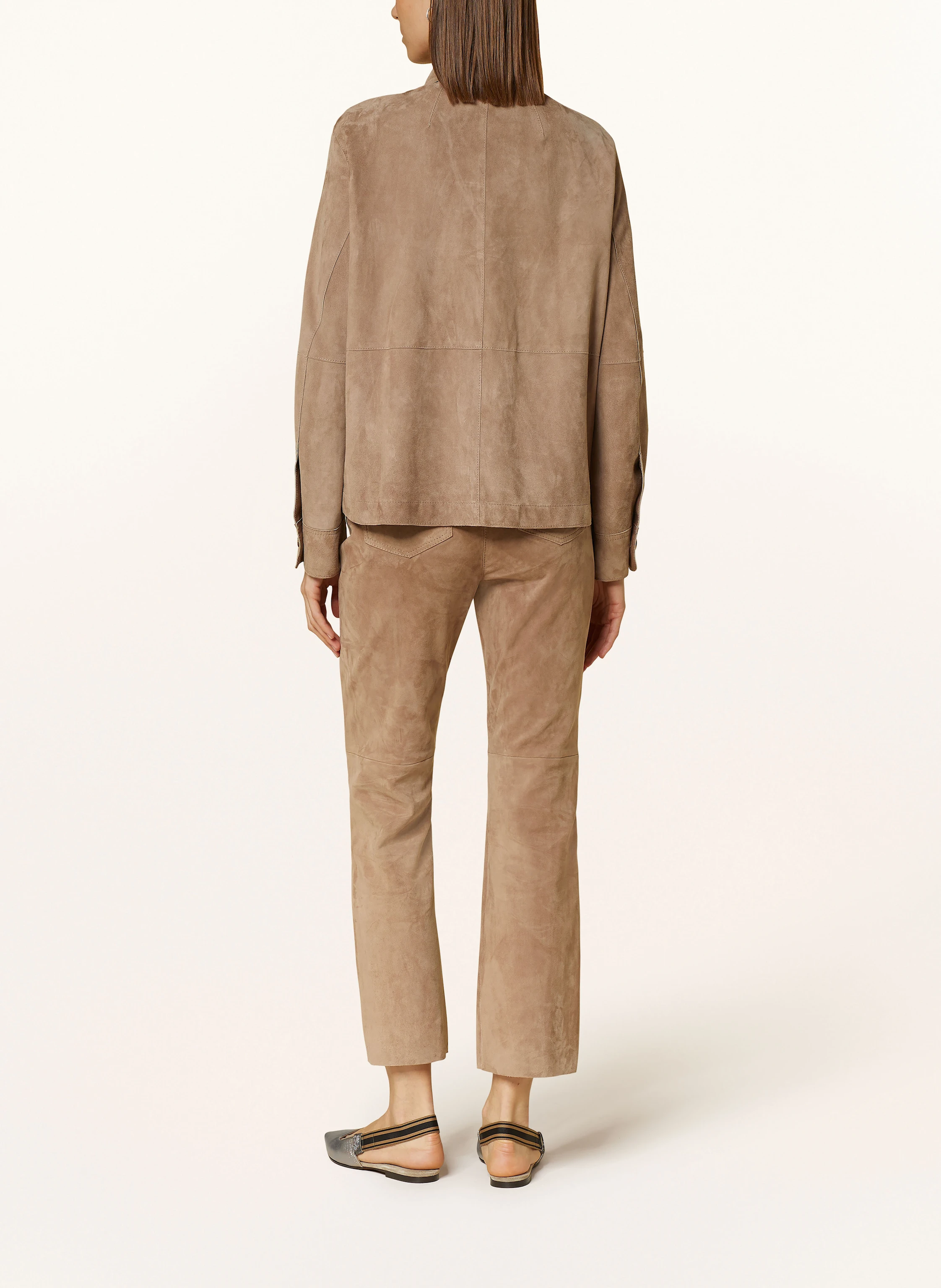 LUISA CERANO Leder-Overjacket
