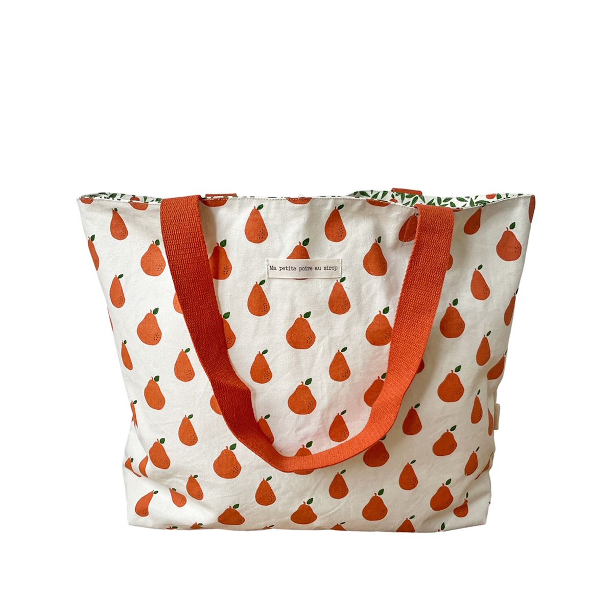 Sac tote bag réversible poire argile Jolie saison