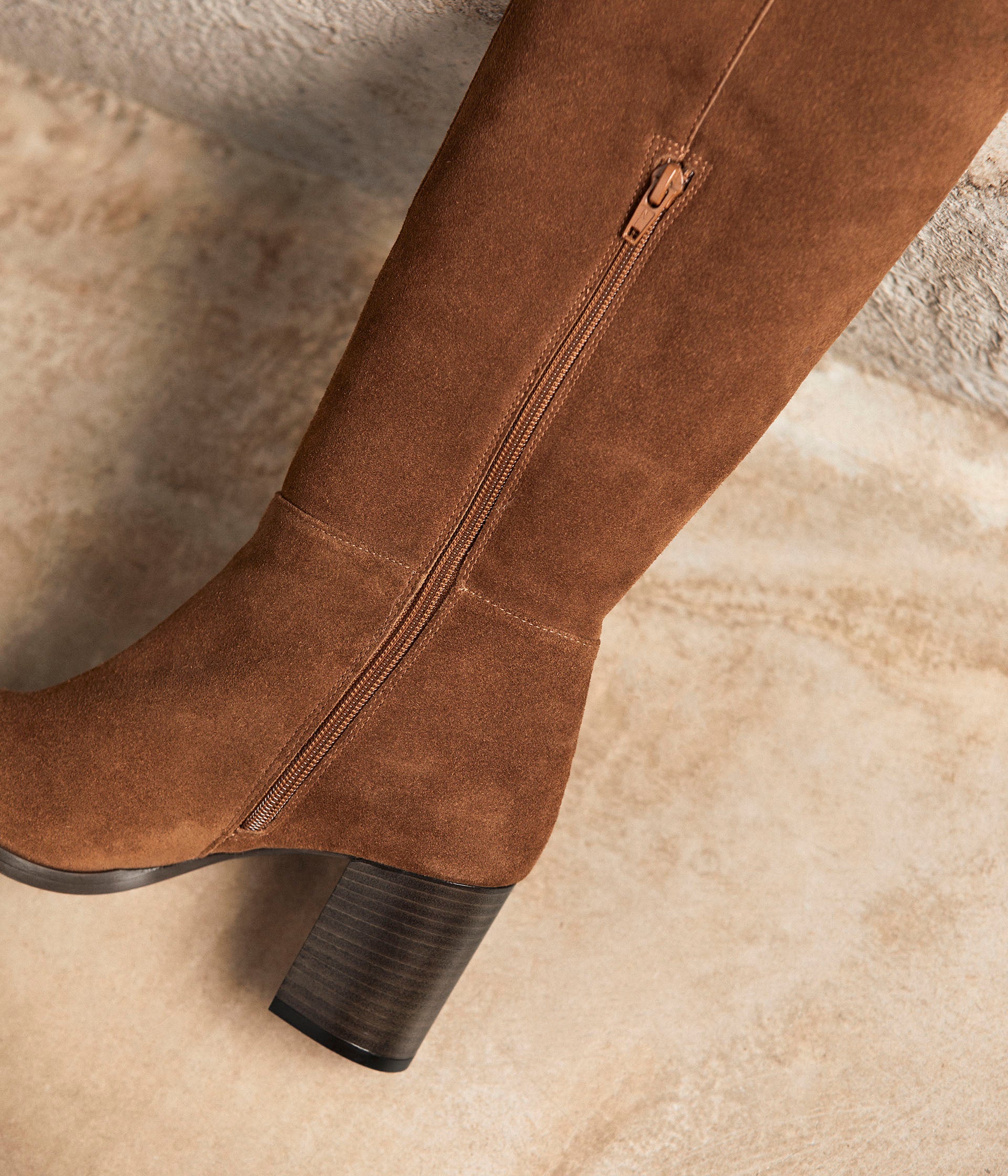 Bottes cuir velours Arwenn