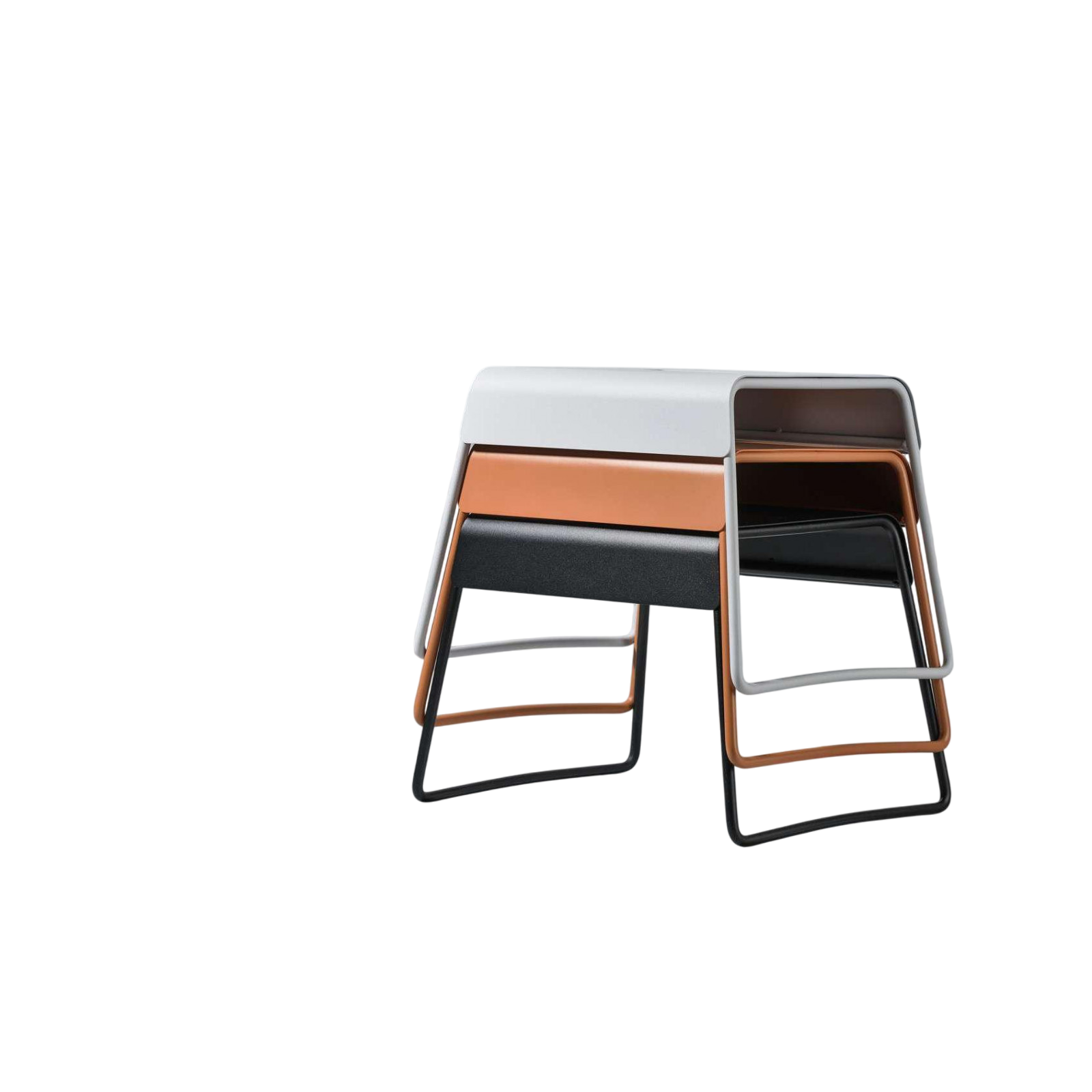 Hocker Stahl, Schwarz