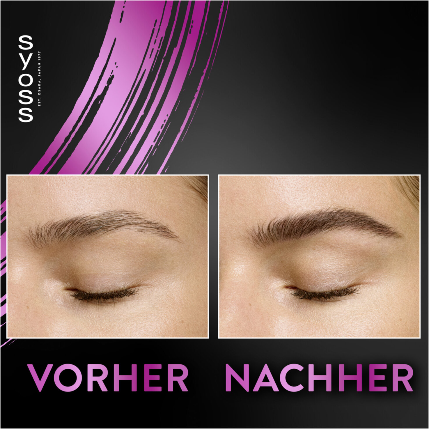 Syoss Augenbrauen-Kit permanente Augenbrauenfarbe