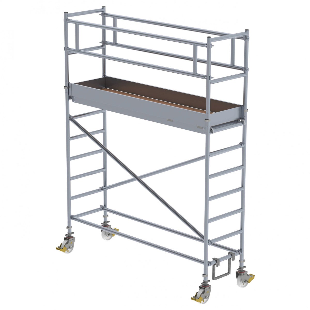 MUNK rolsteiger met platform 0,75x2,45m, werkbreedte 4,35m