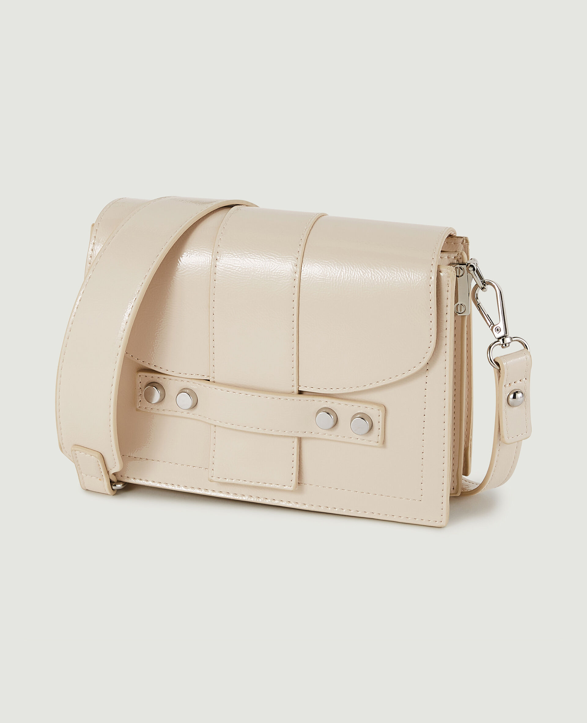 Sac boxy avec clous - Écru
