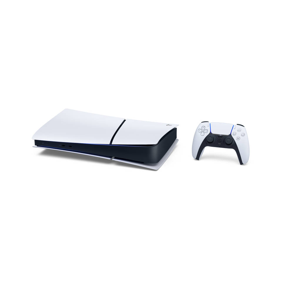 PS5 Slim Digital Edition + 2 DualSense draadloze controllers