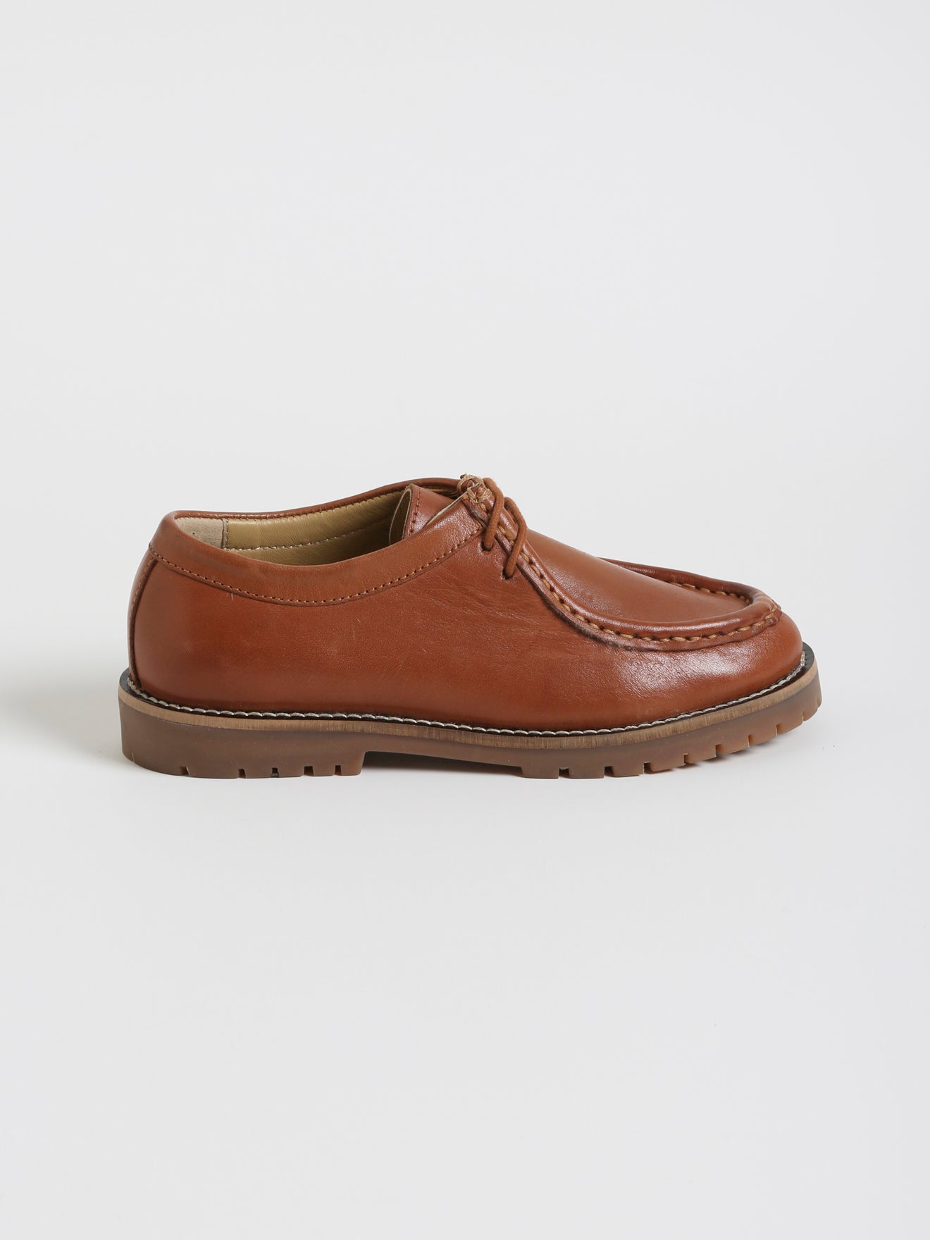 Derbies plateau Garçon en cuir