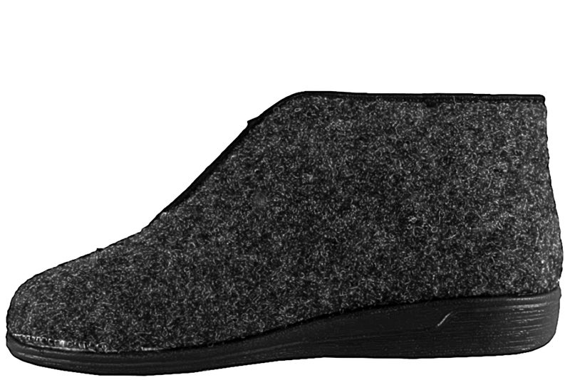 FISCHER MARKENSCHUH HJEMMESKO I 100% GRÅ ULD