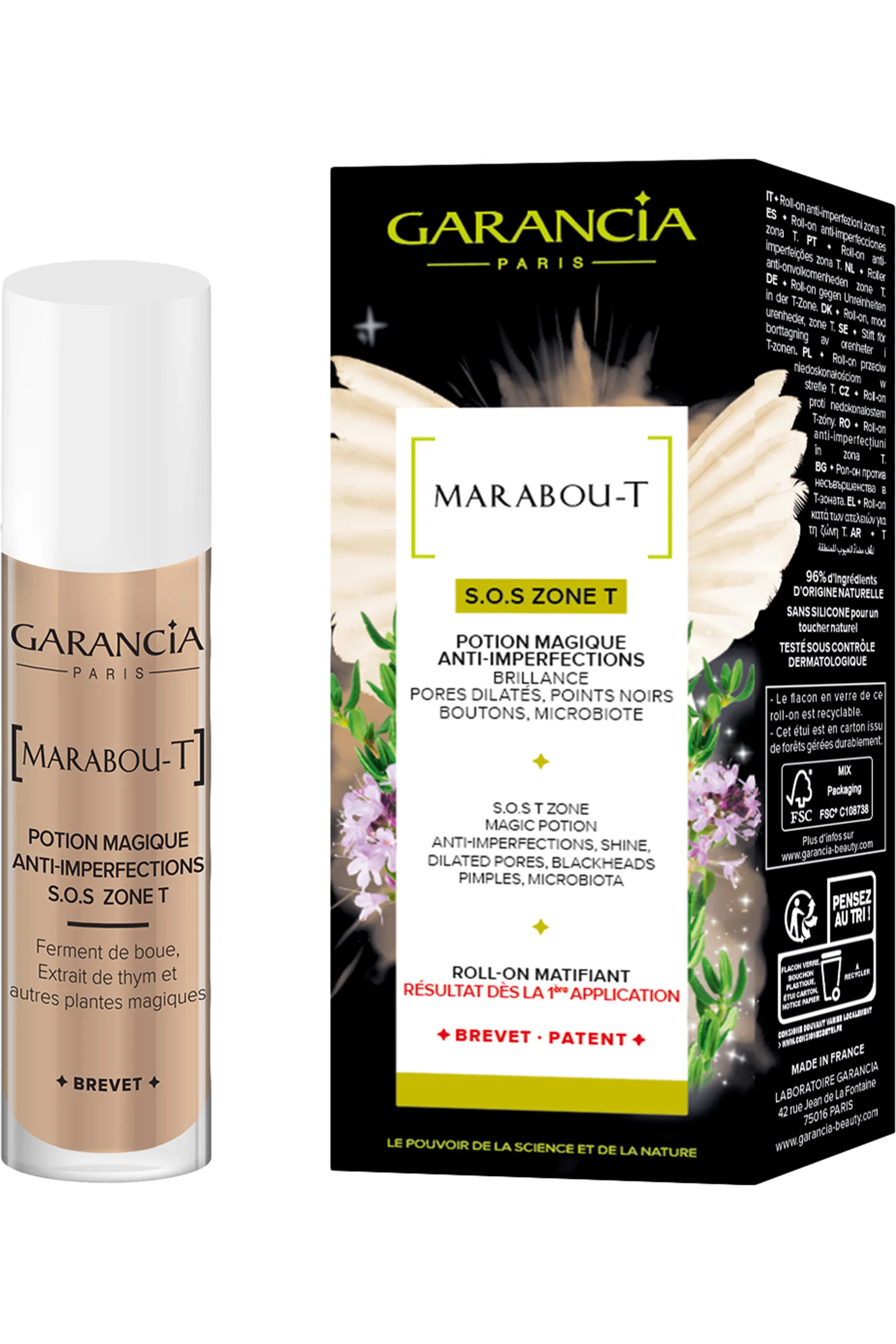 Garancia Roll-on anti-imperfections Marabou-T-10 ml