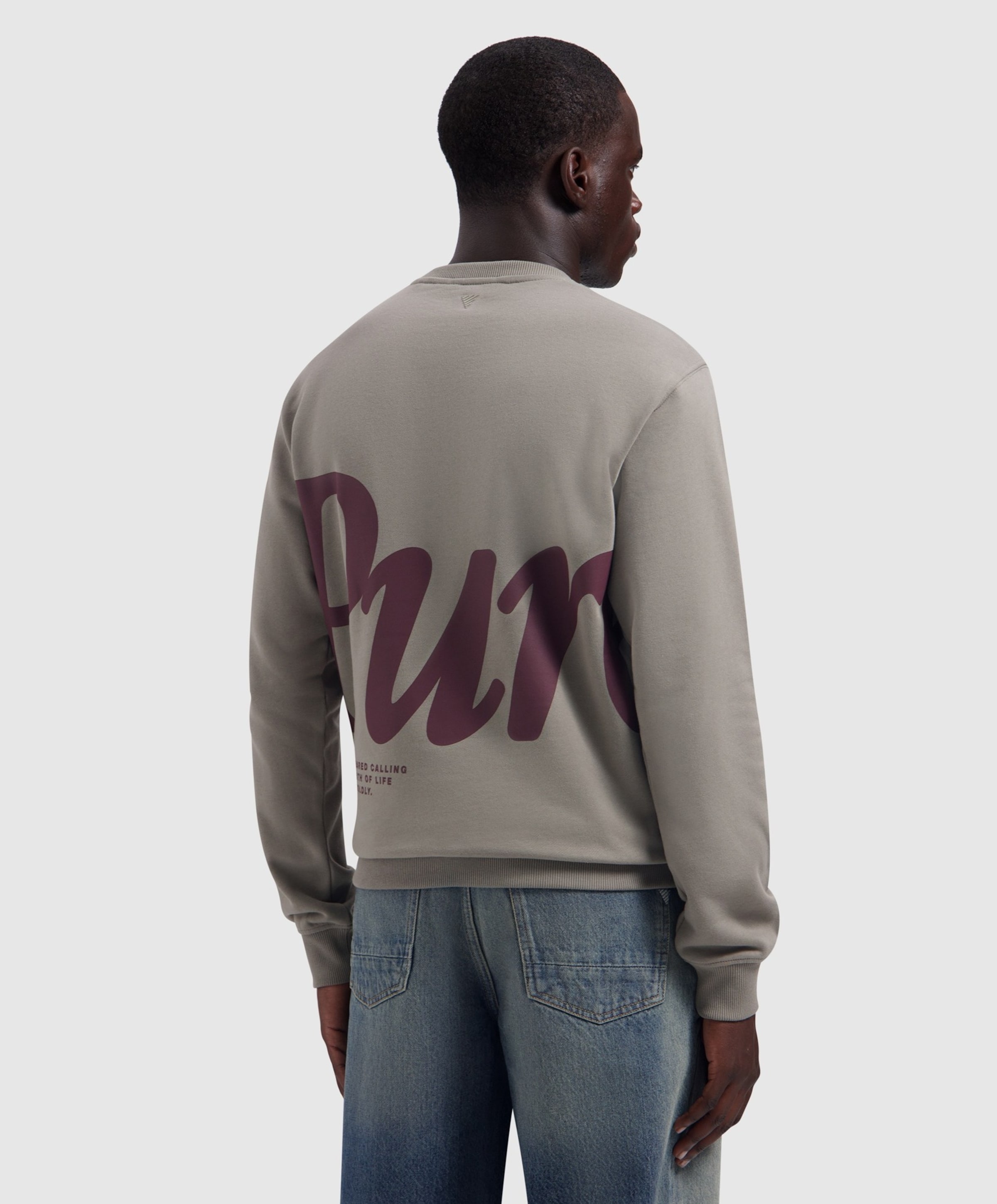 Pure Path Heren sweater beige