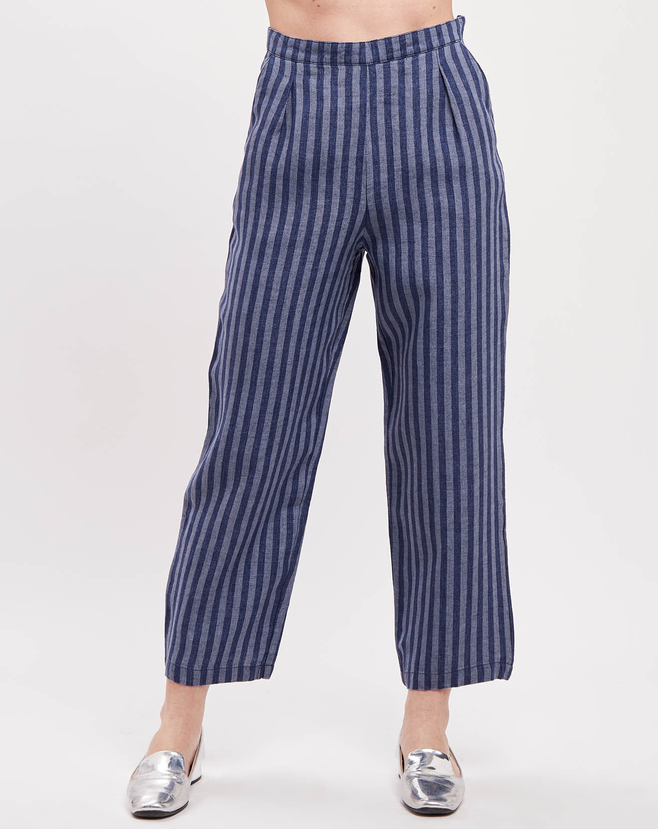 Harris Wilson Pantalon 100% Lin Cybelle indigo