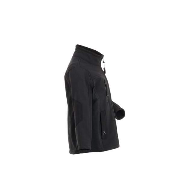 6550 Planam Norit børne softshell jakke sort