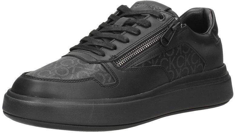Calvin Klein Low Top Lace Up ZIP Mono zwart